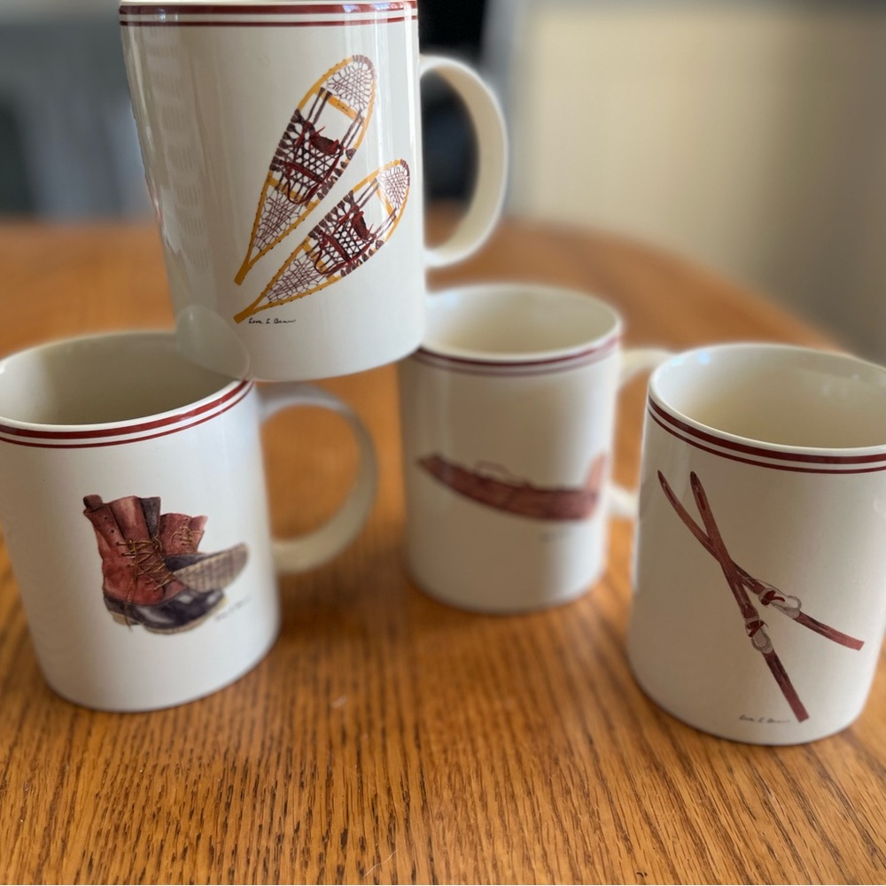 L.L. Bean Winter Lodge Mug set 4
Mugs winter, cabin core, Apres ski, lodge